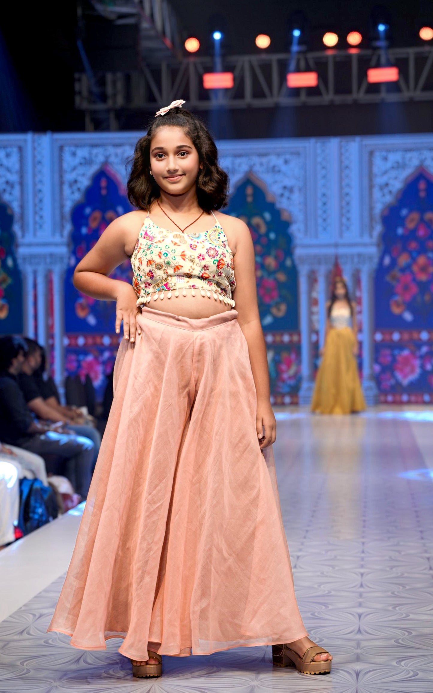 Baby pink Designer kids wear RR001