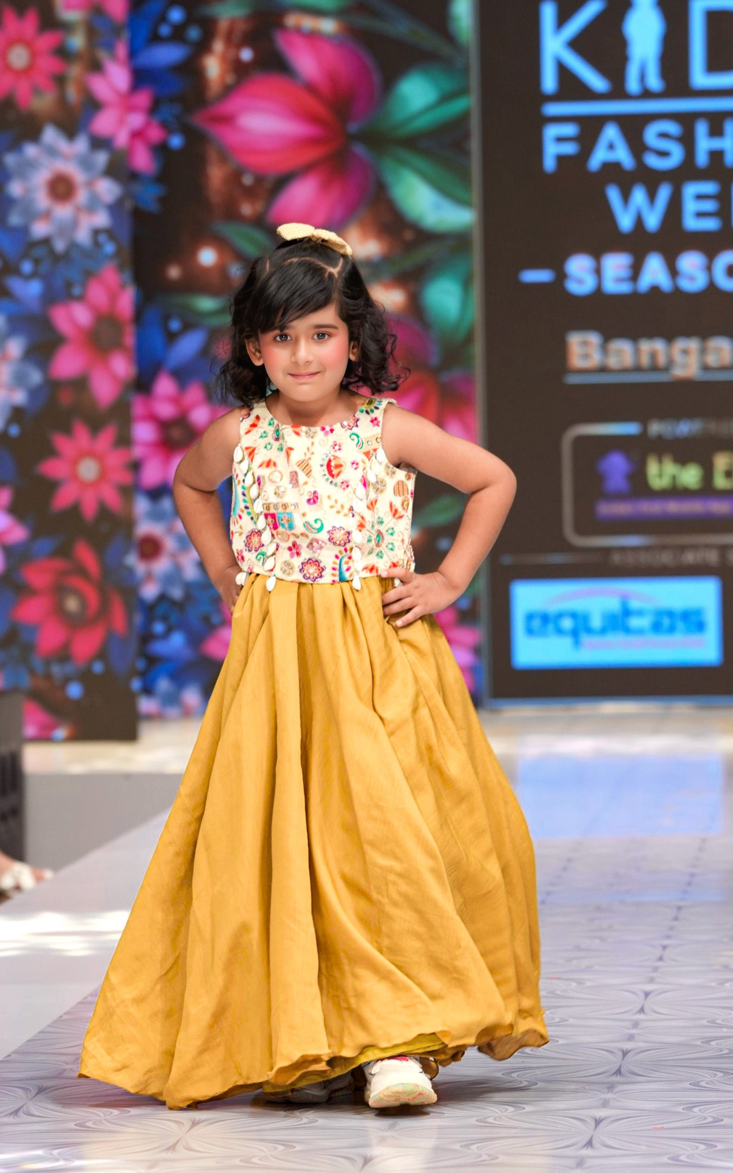 Dark yellow designer skirt and top RR008