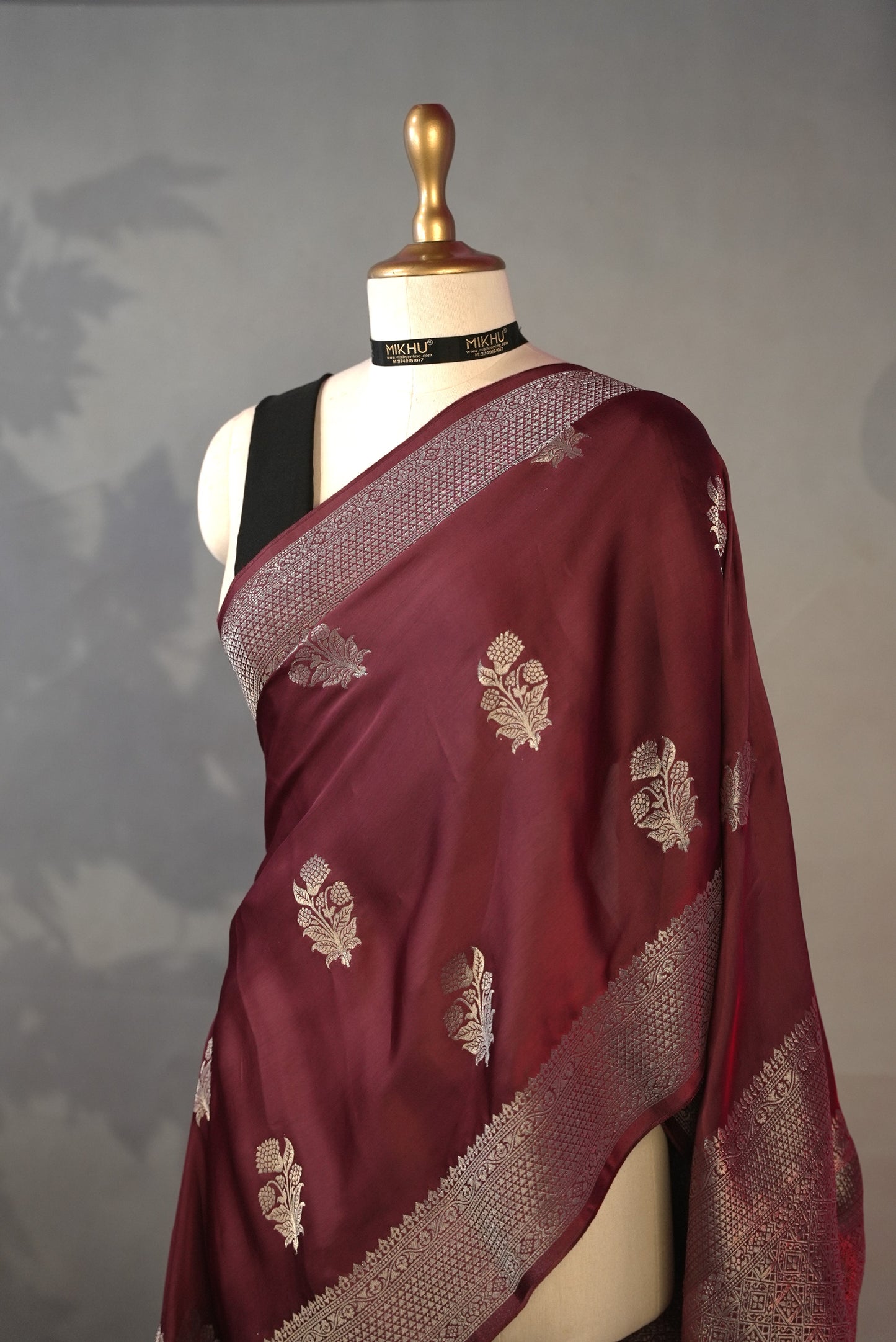Purple Banarasi Saree BS005