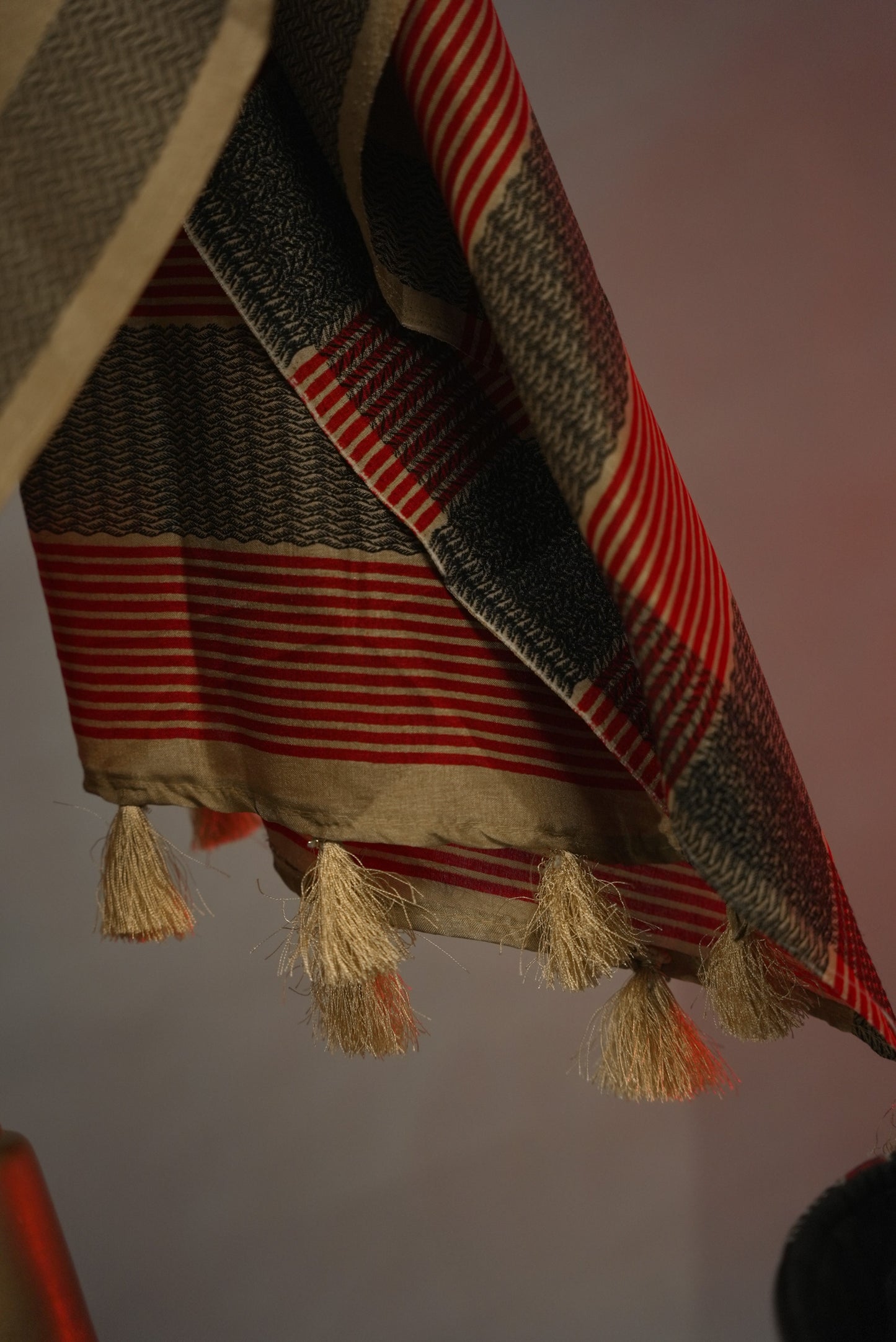Biscuit Chanderi cotton saree CC001