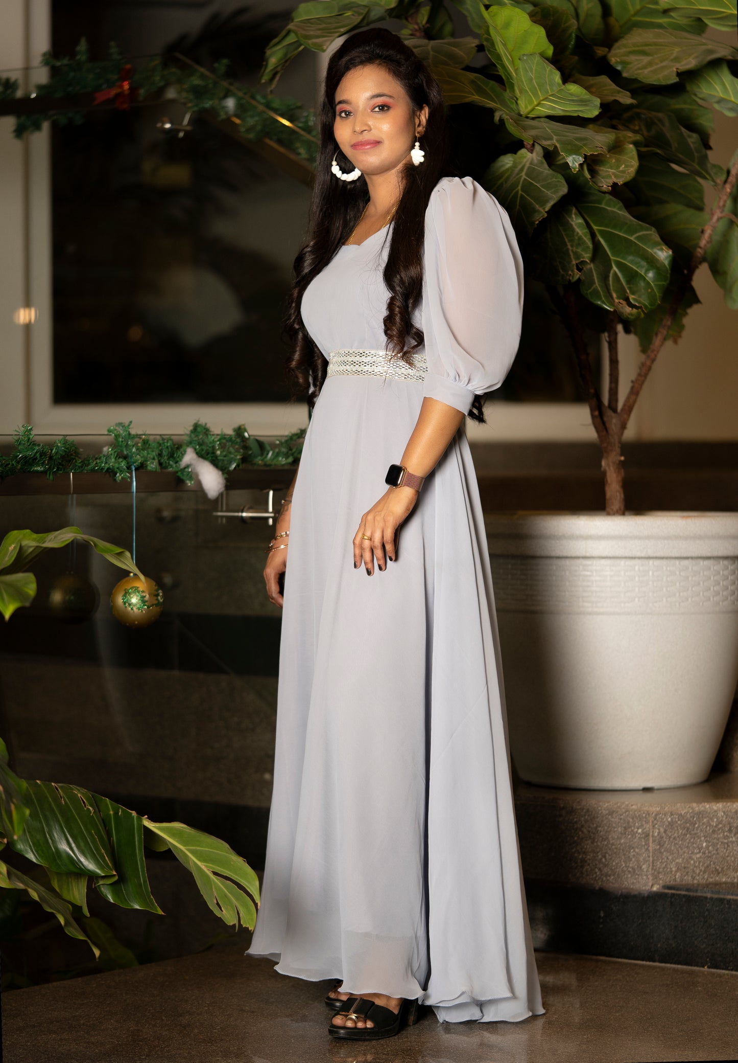 Light blue pastel gown GN016
