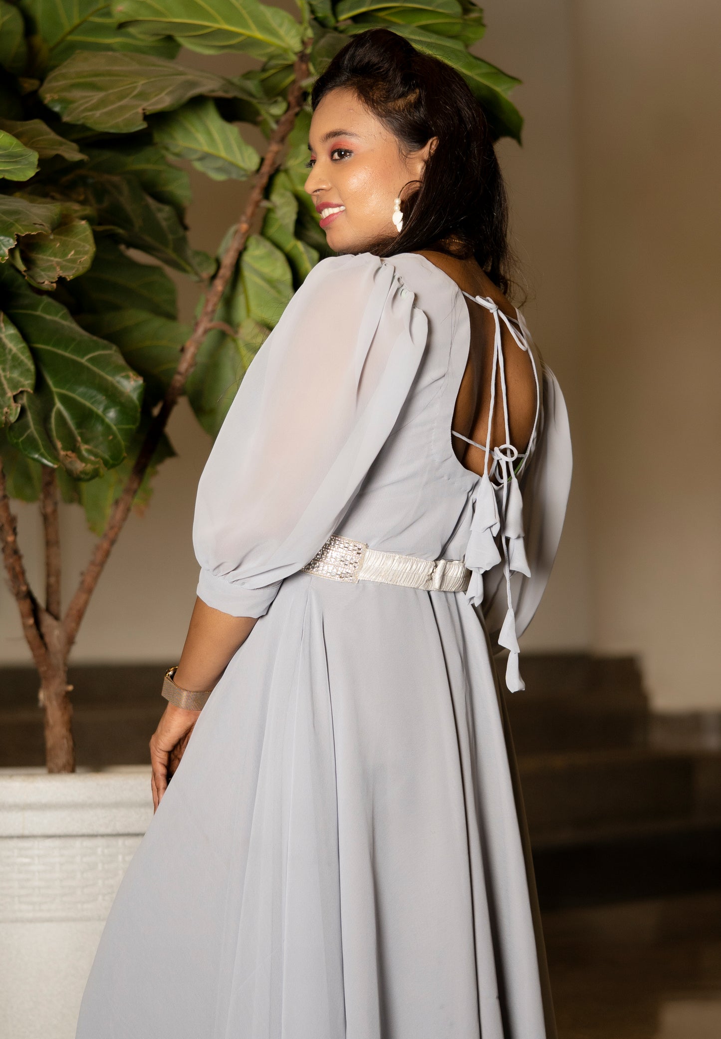Light blue pastel gown GN016