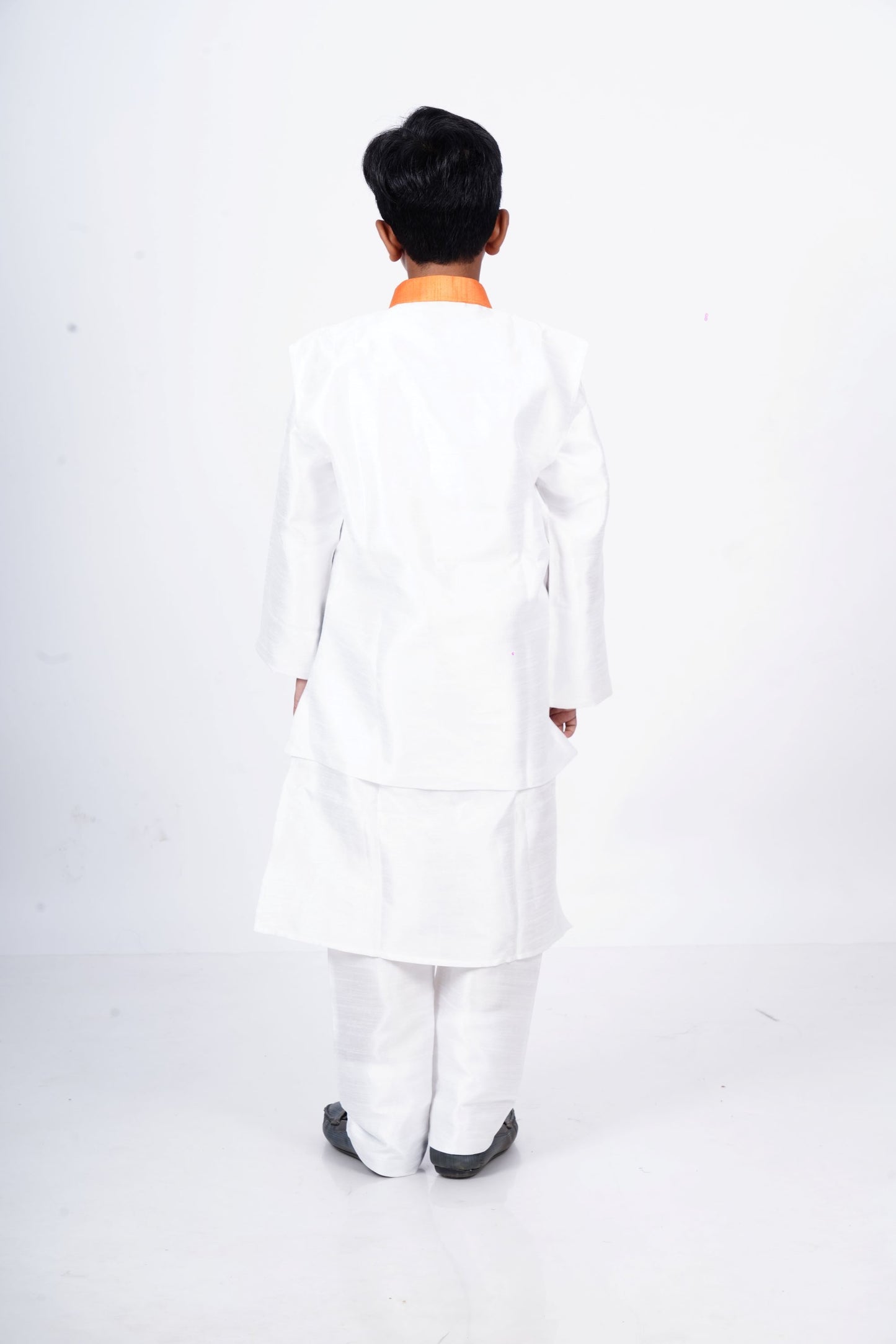 Boys tricolour Kurta with pyjama