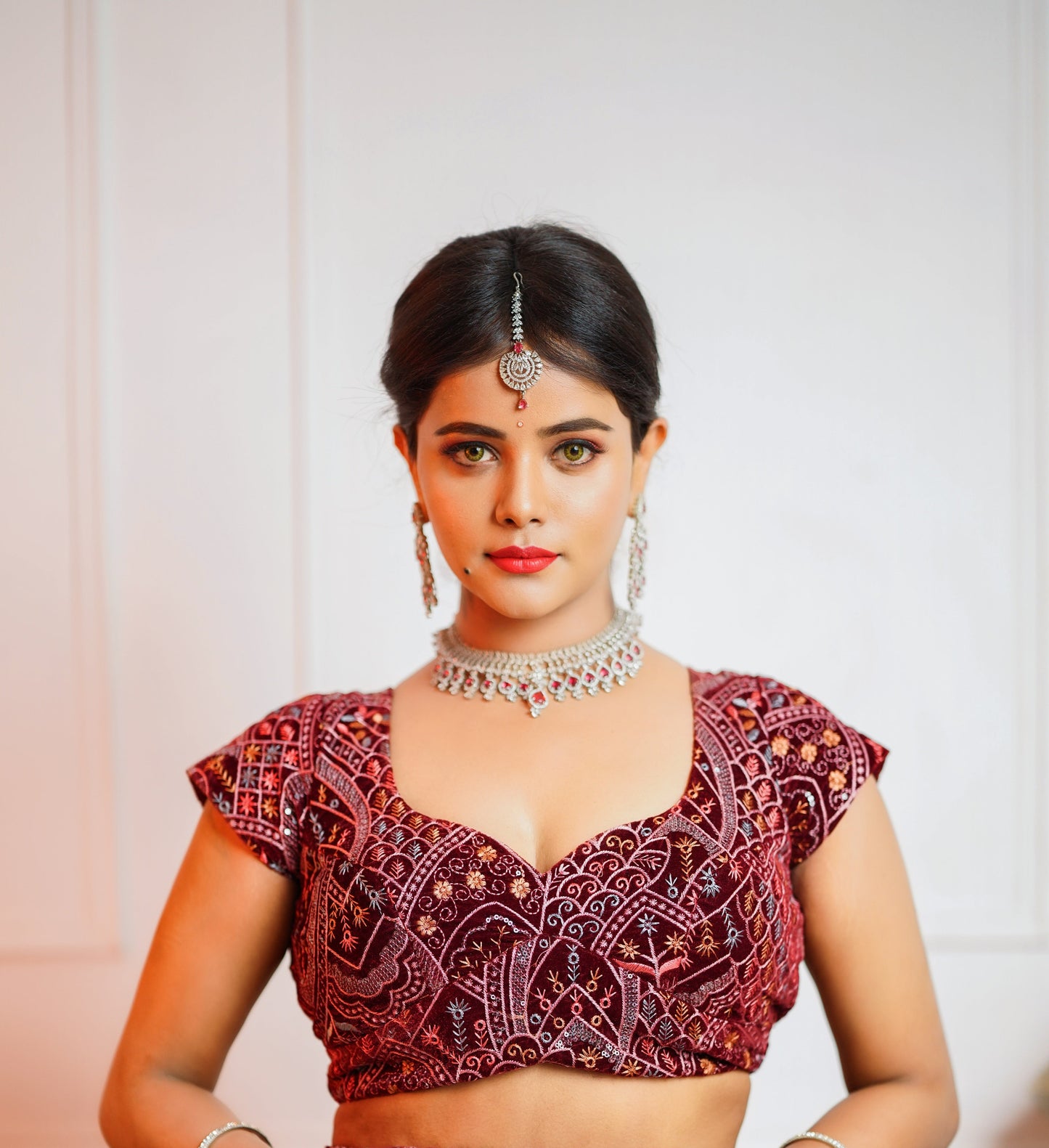 Red Wedding lehenga LH011