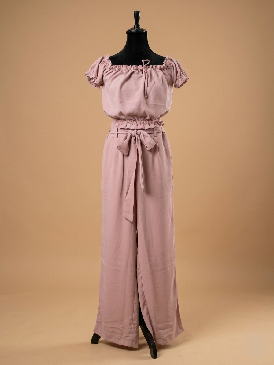 Patel pink balloon top and trousers