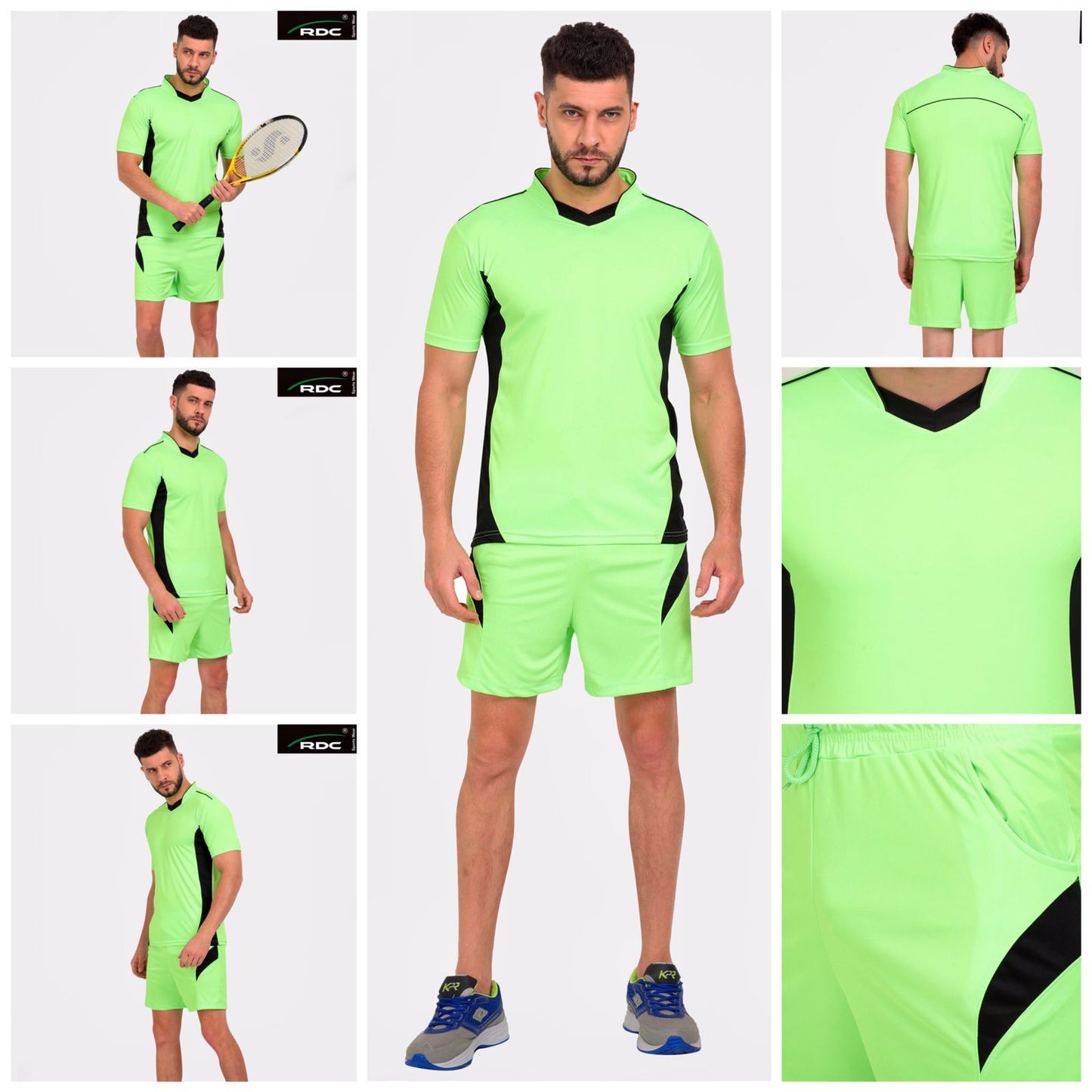 Mens T-shirt Shorts set