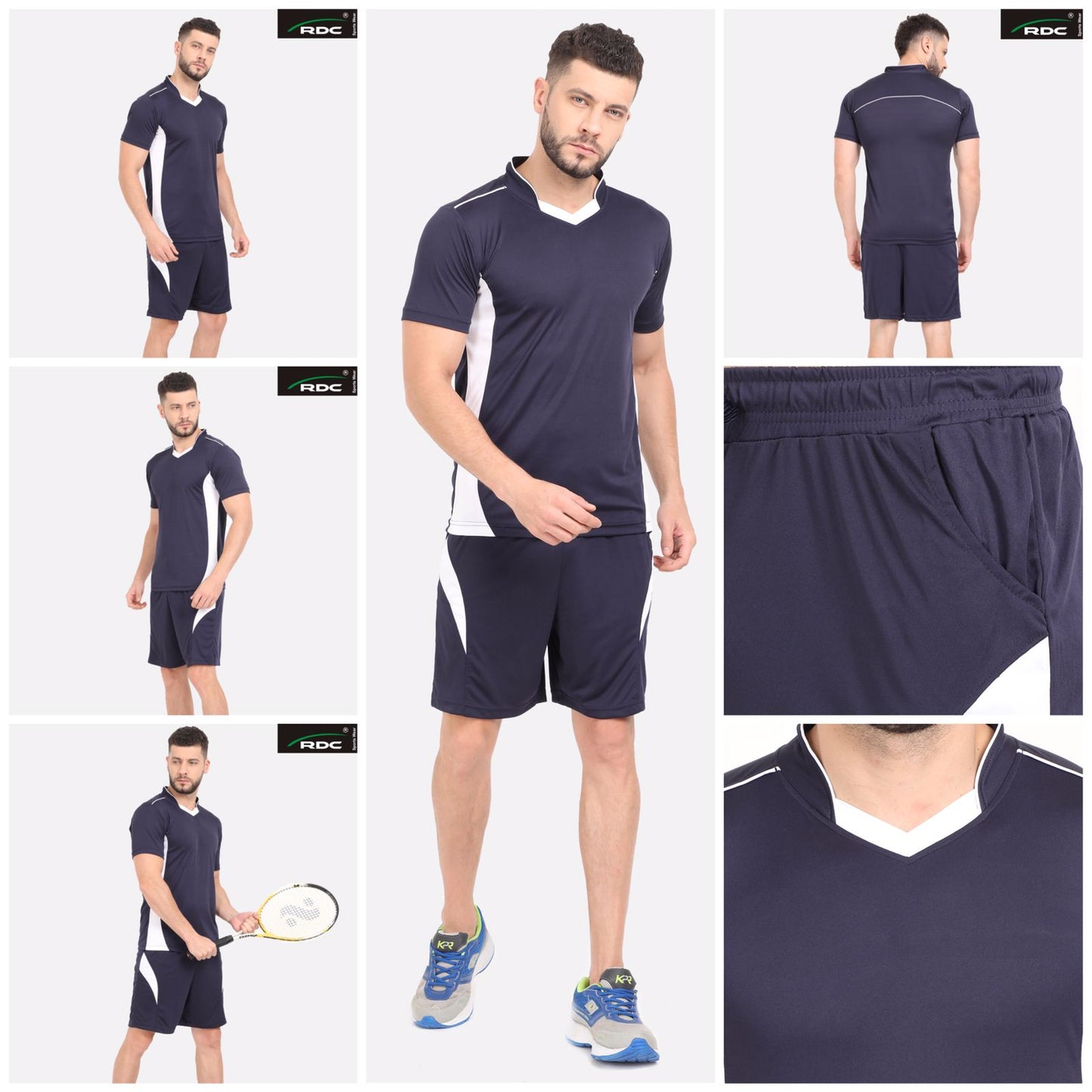 Mens T-shirt Shorts set