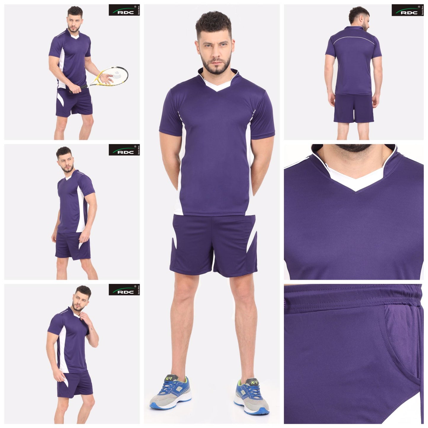Mens T-shirt Shorts set