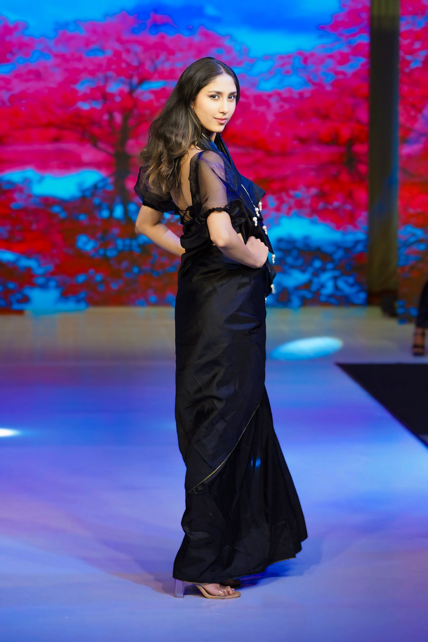 Indo western saree BW008