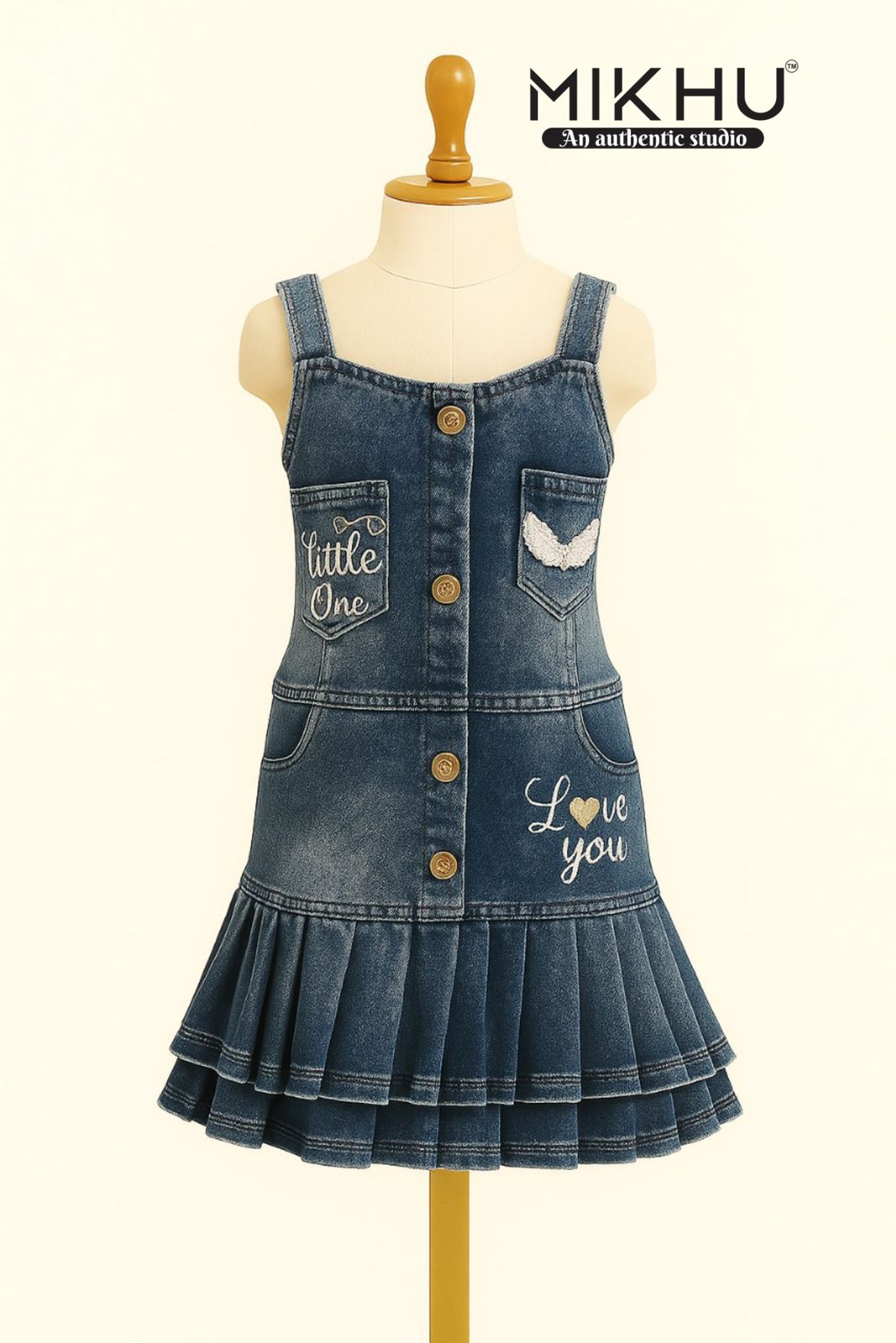 Denim skirt and top KW041