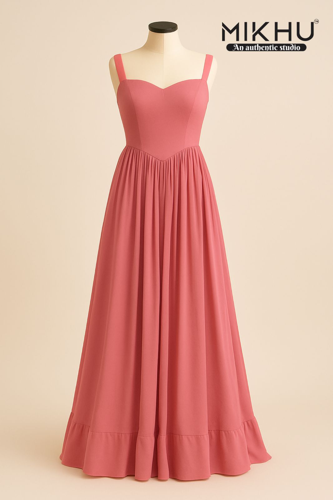 Pink gown GN004