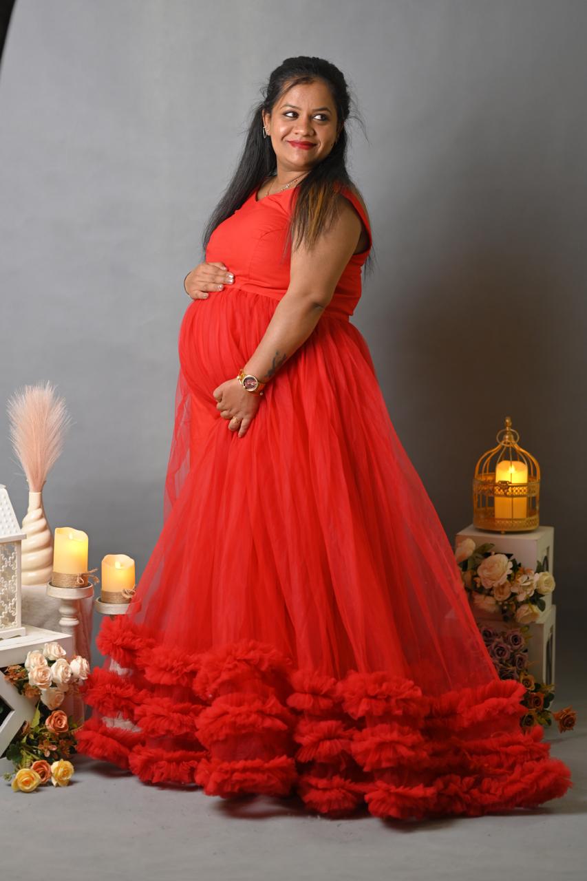 Red Party Gown GN026