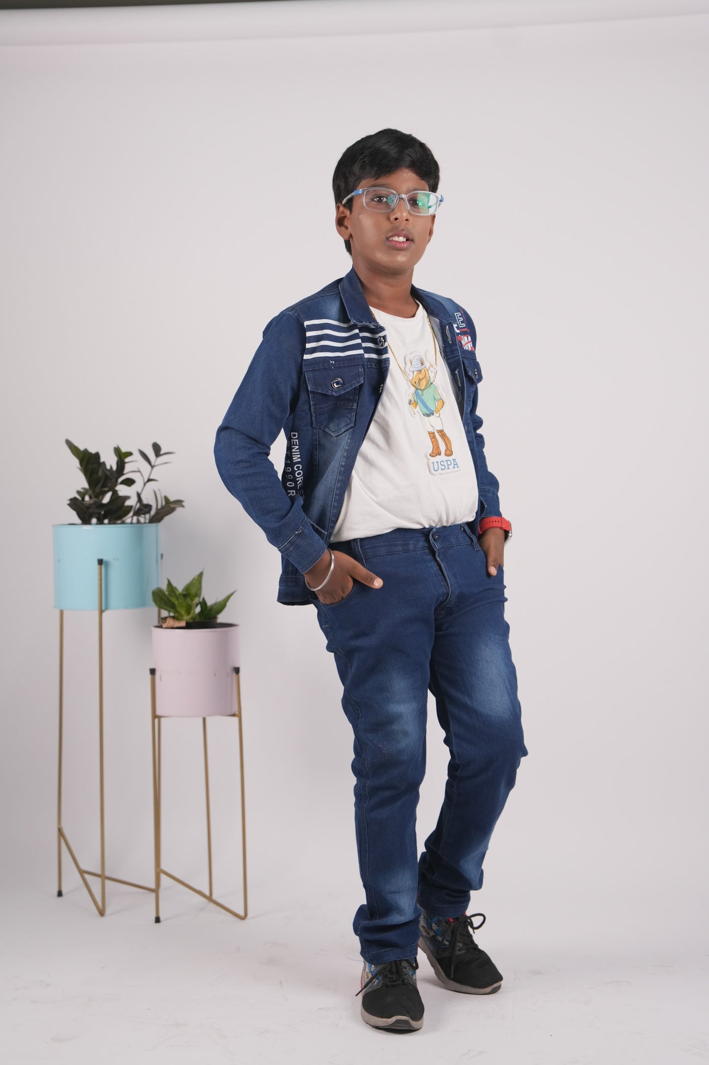 Boys Denim wear set KW072