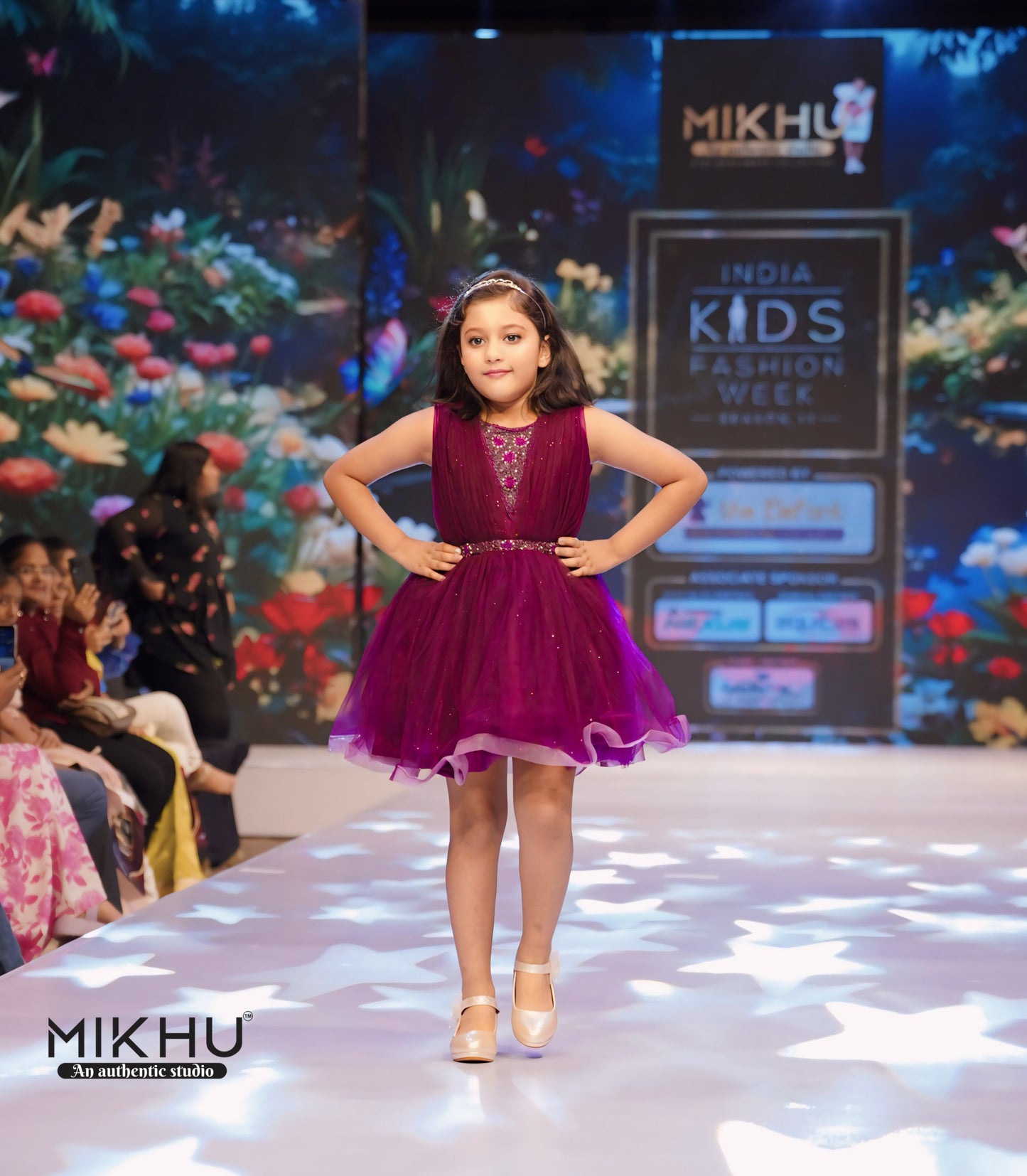 Wine party wear frock KW002
