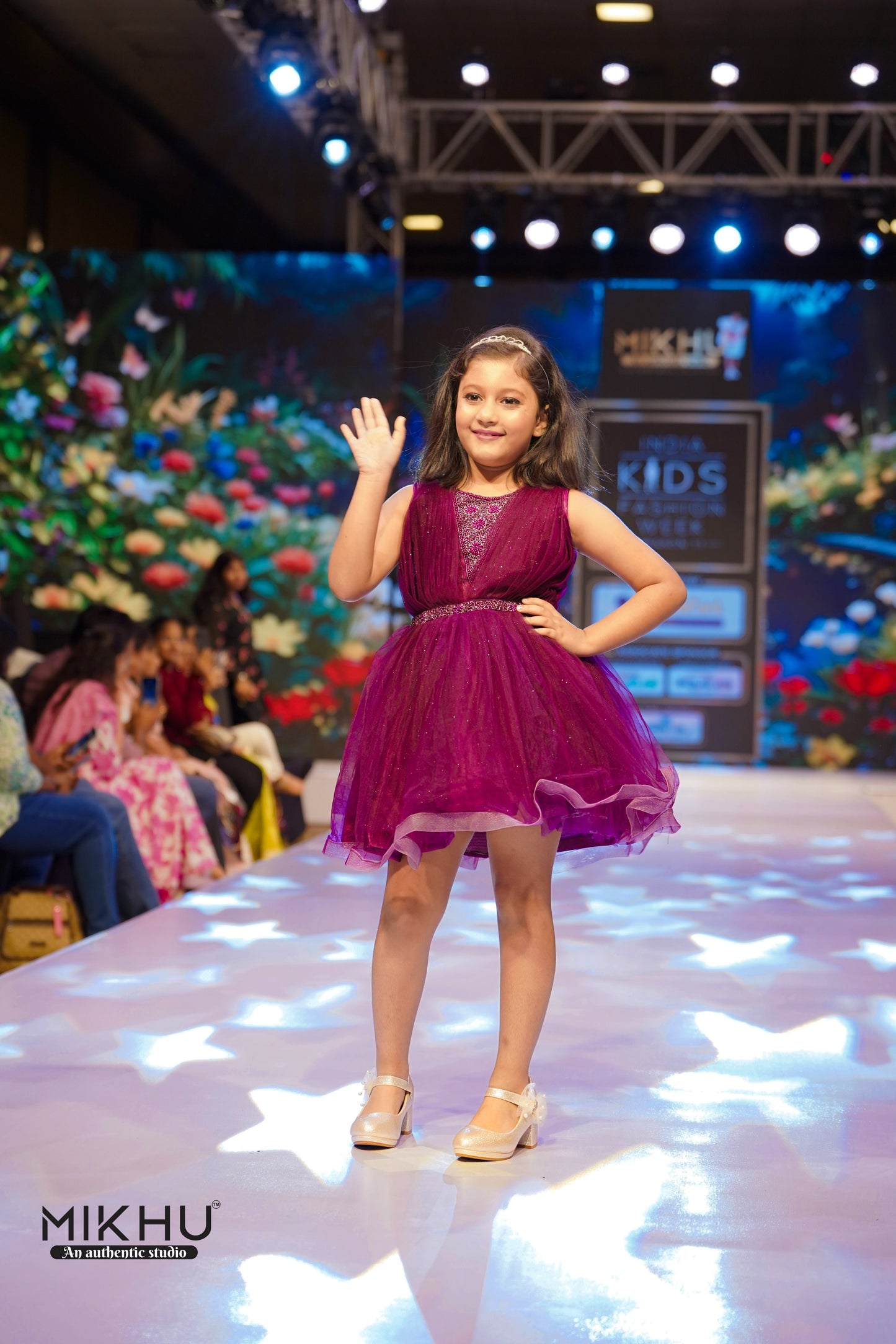 Wine party wear frock KW002