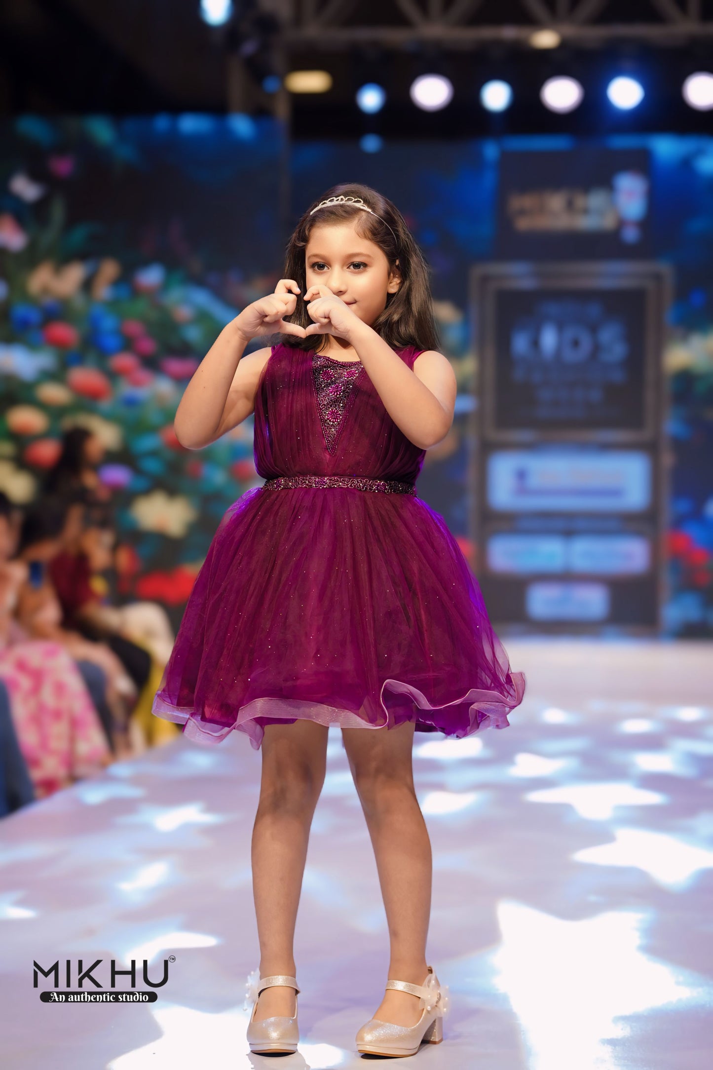 Wine party wear frock KW002