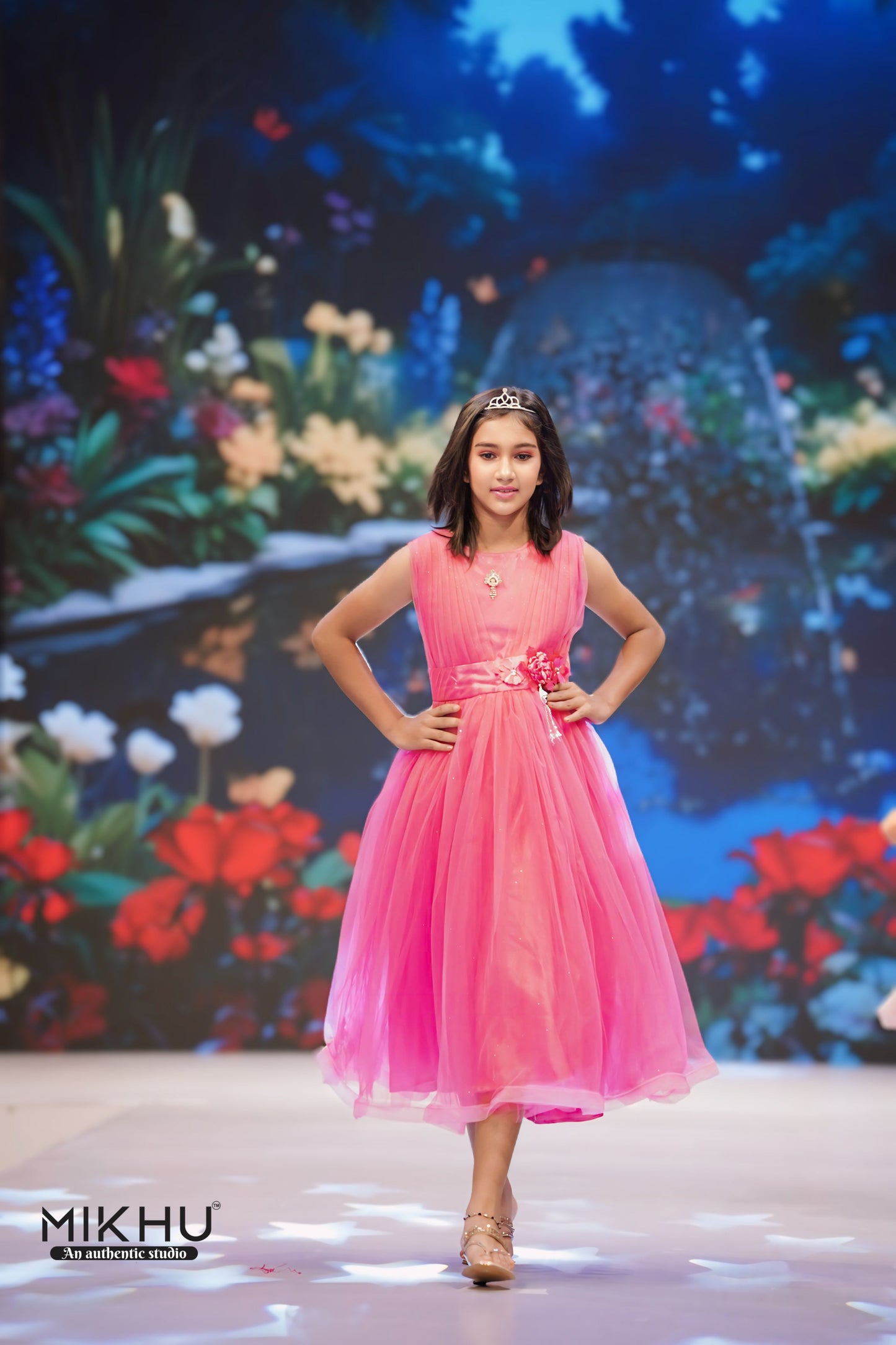 Beautiful pink frock KW004
