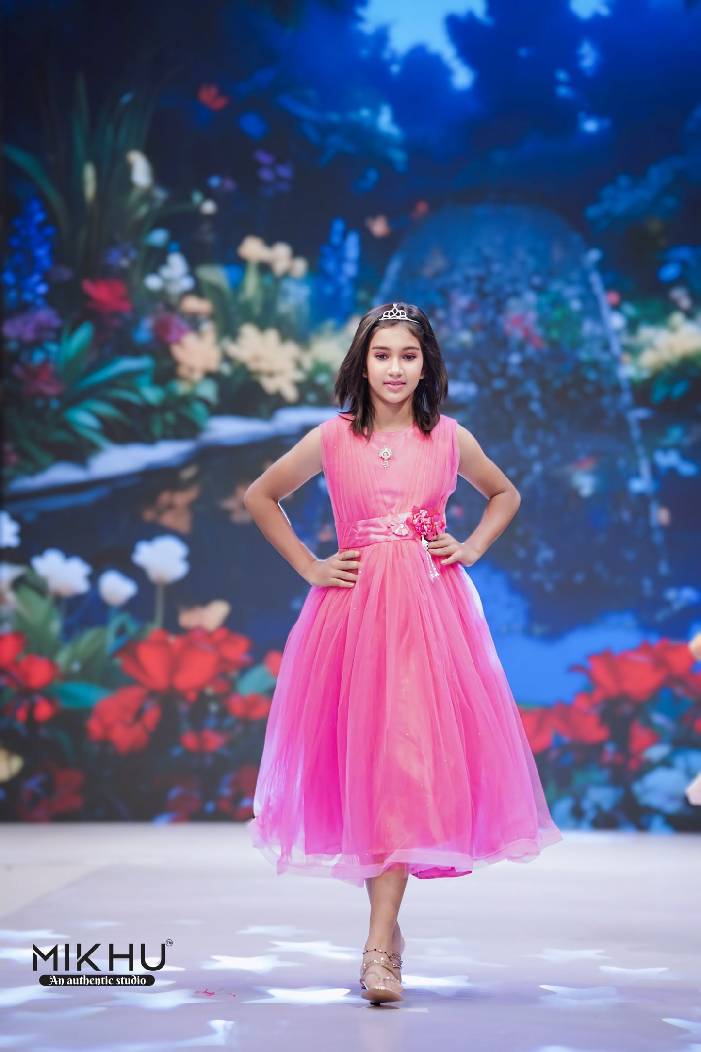 Beautiful pink frock KW004