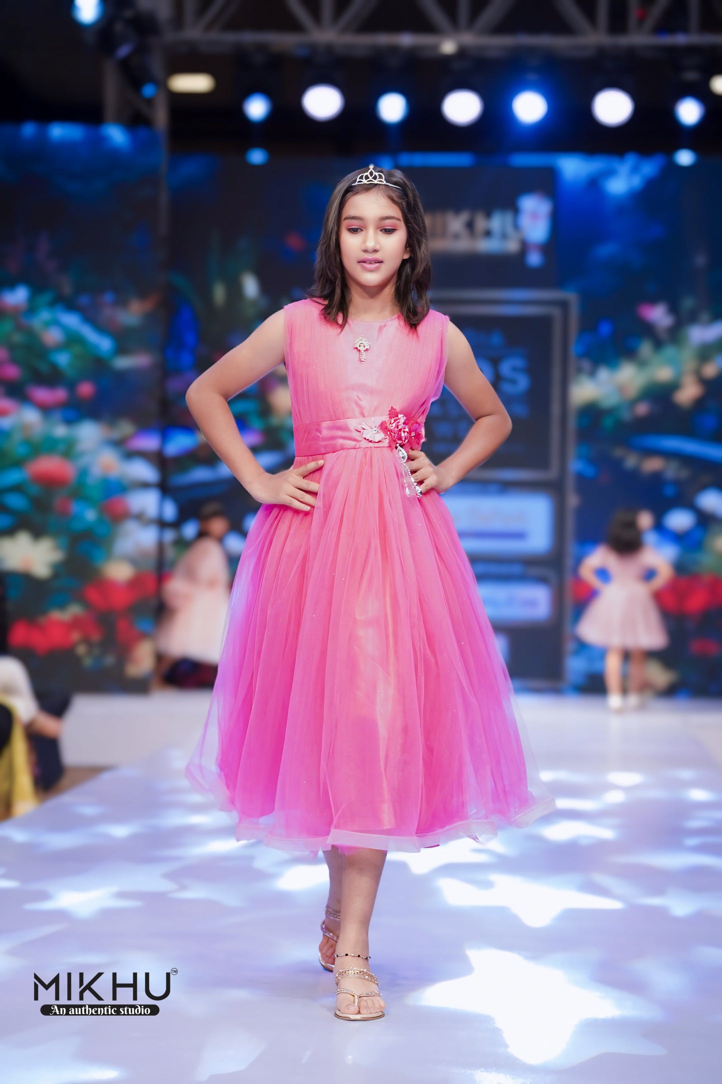 Beautiful pink frock KW004