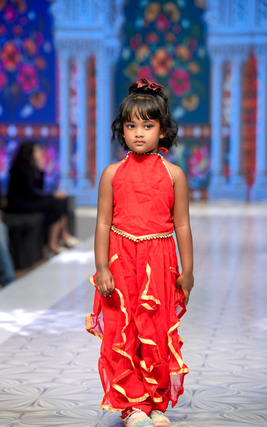 Red Designer kids wear