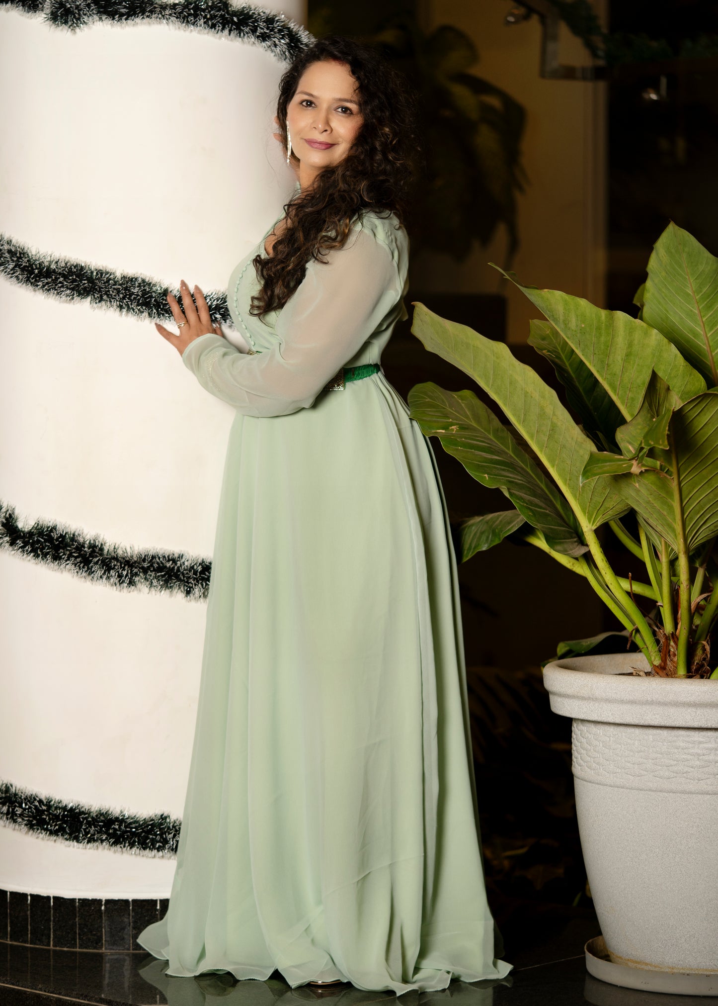 Pastel gown