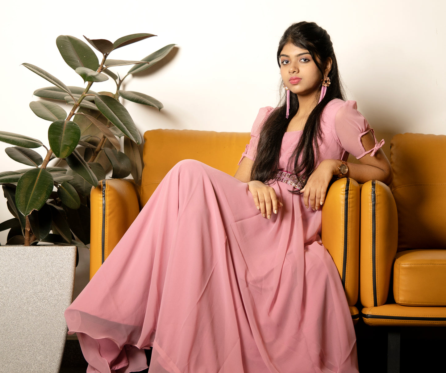 Pink pastel gown GN015