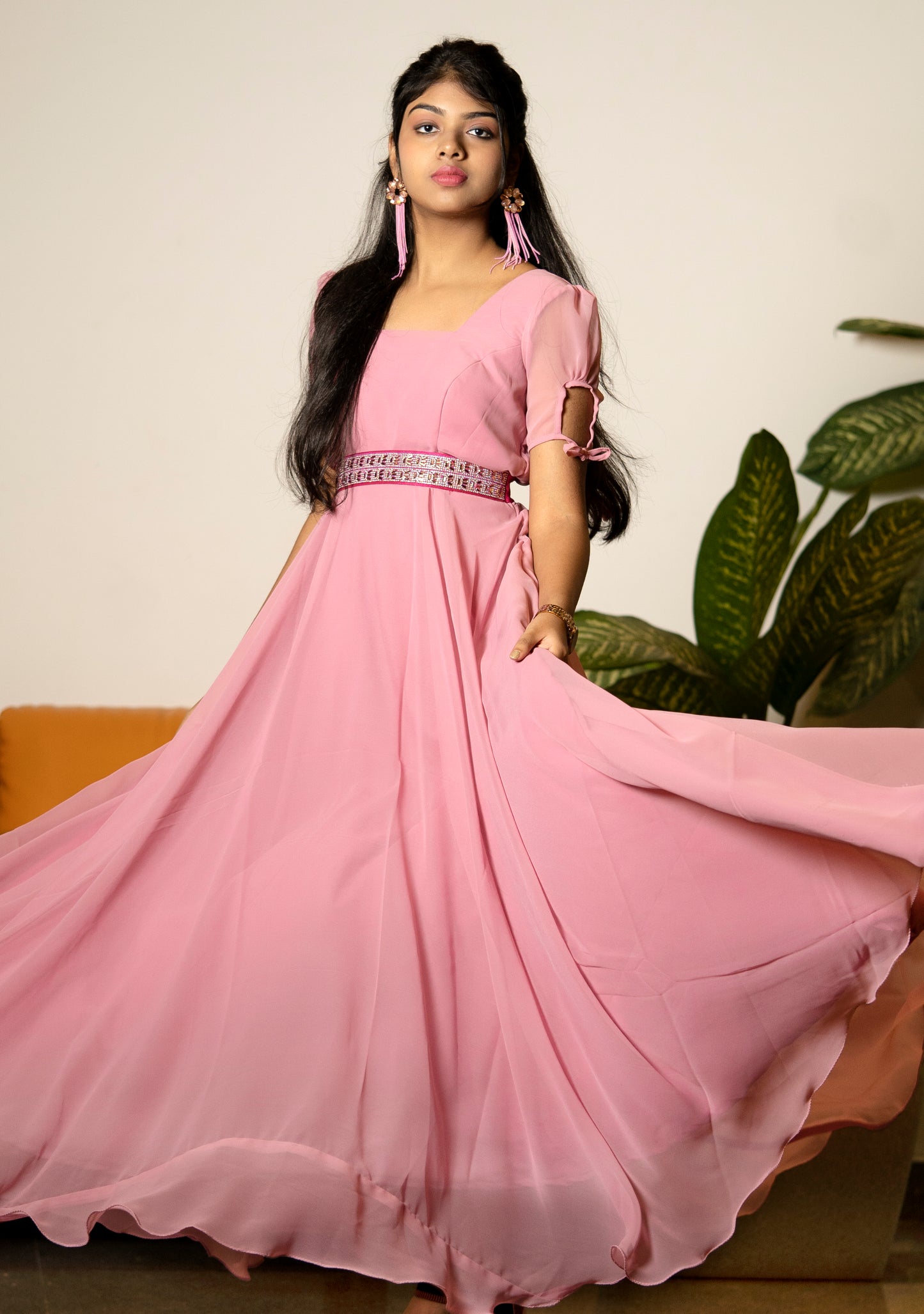 Pink pastel gown GN015