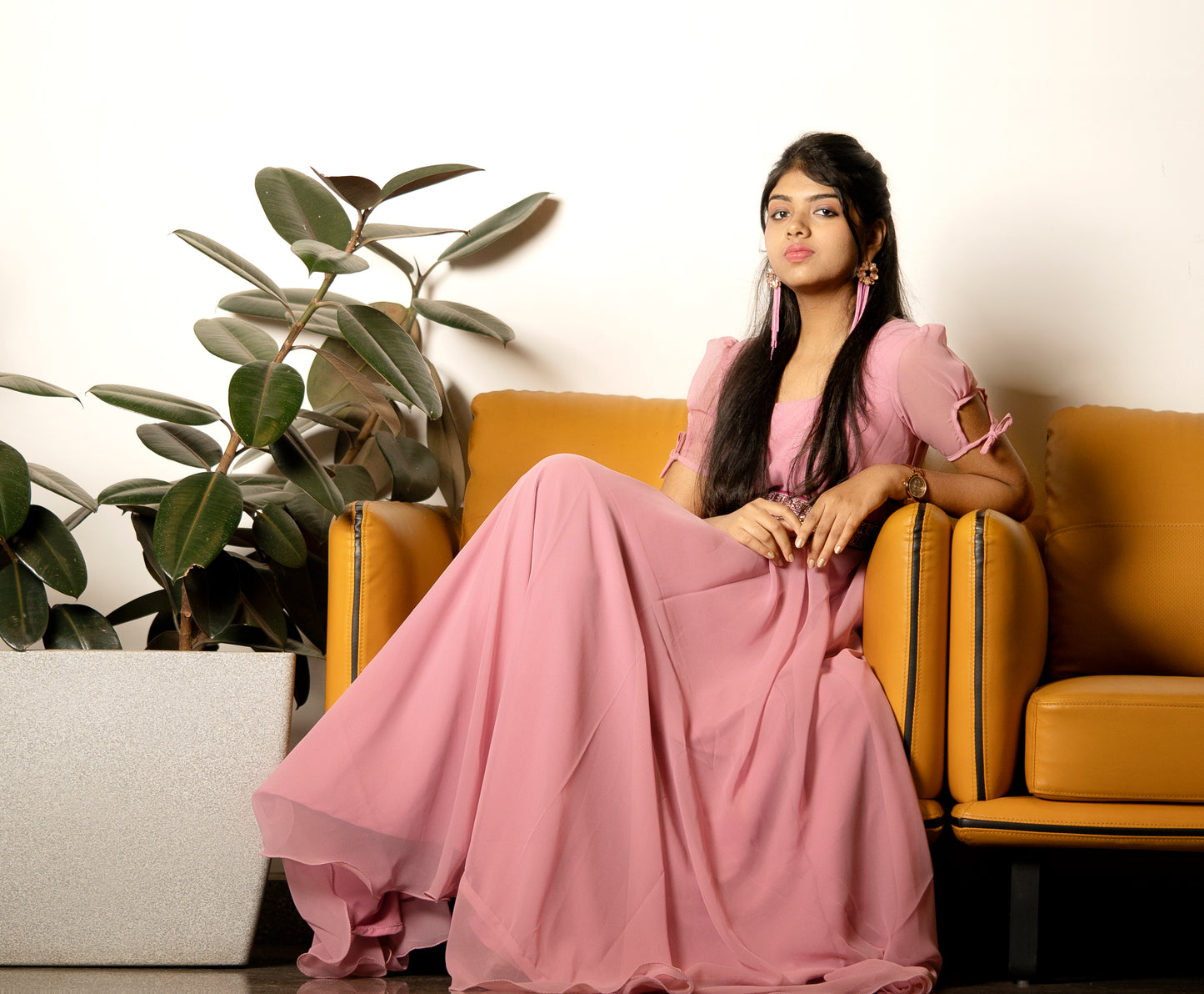 Pink pastel gown GN015