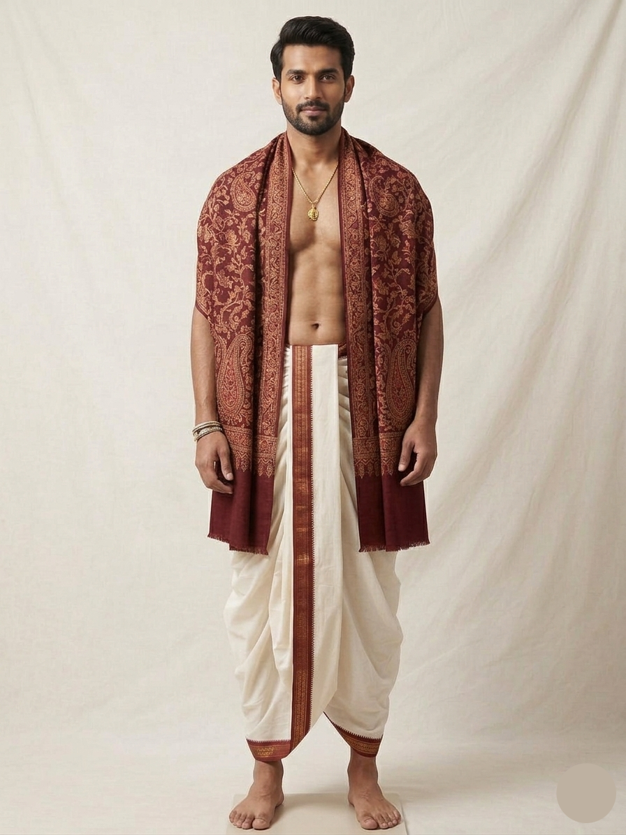 Men's traditional dhoti