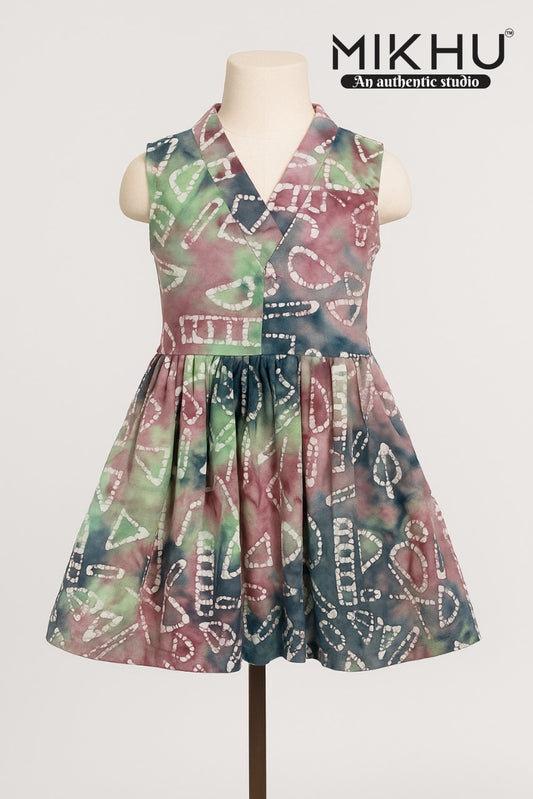 Tie dyed frock KW038