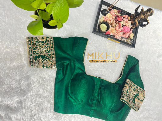 Elegant Aari work handwork blouse