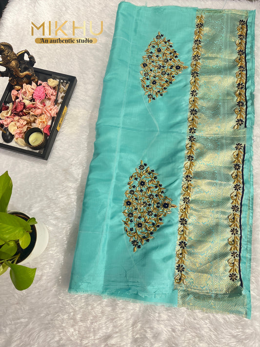 Beautiful aari handwork blouse