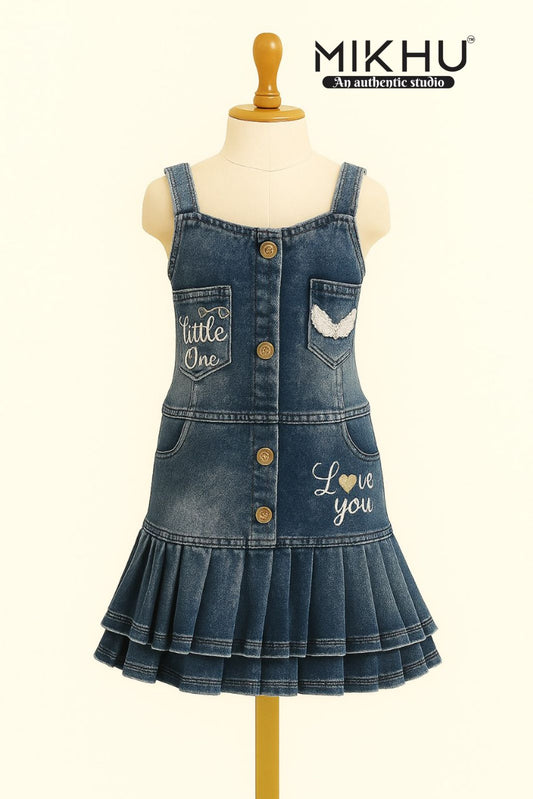 Denim skirt and top KW041