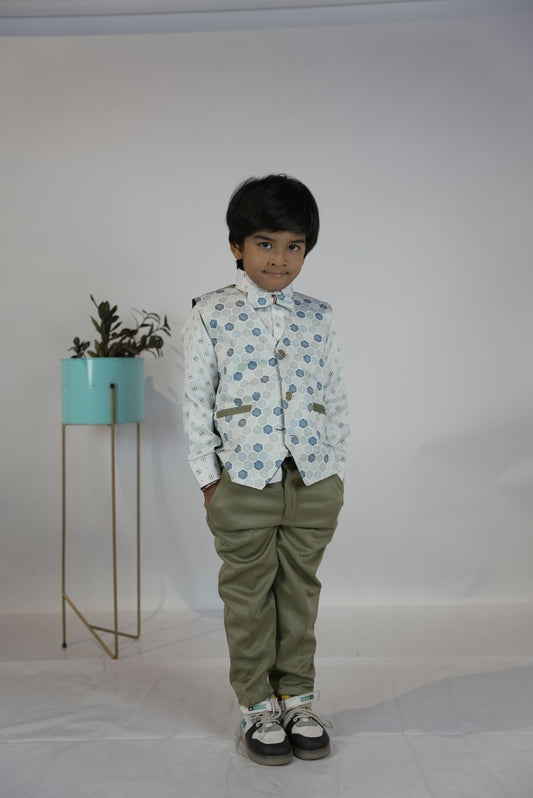Boys Festive waistcoat set KW061