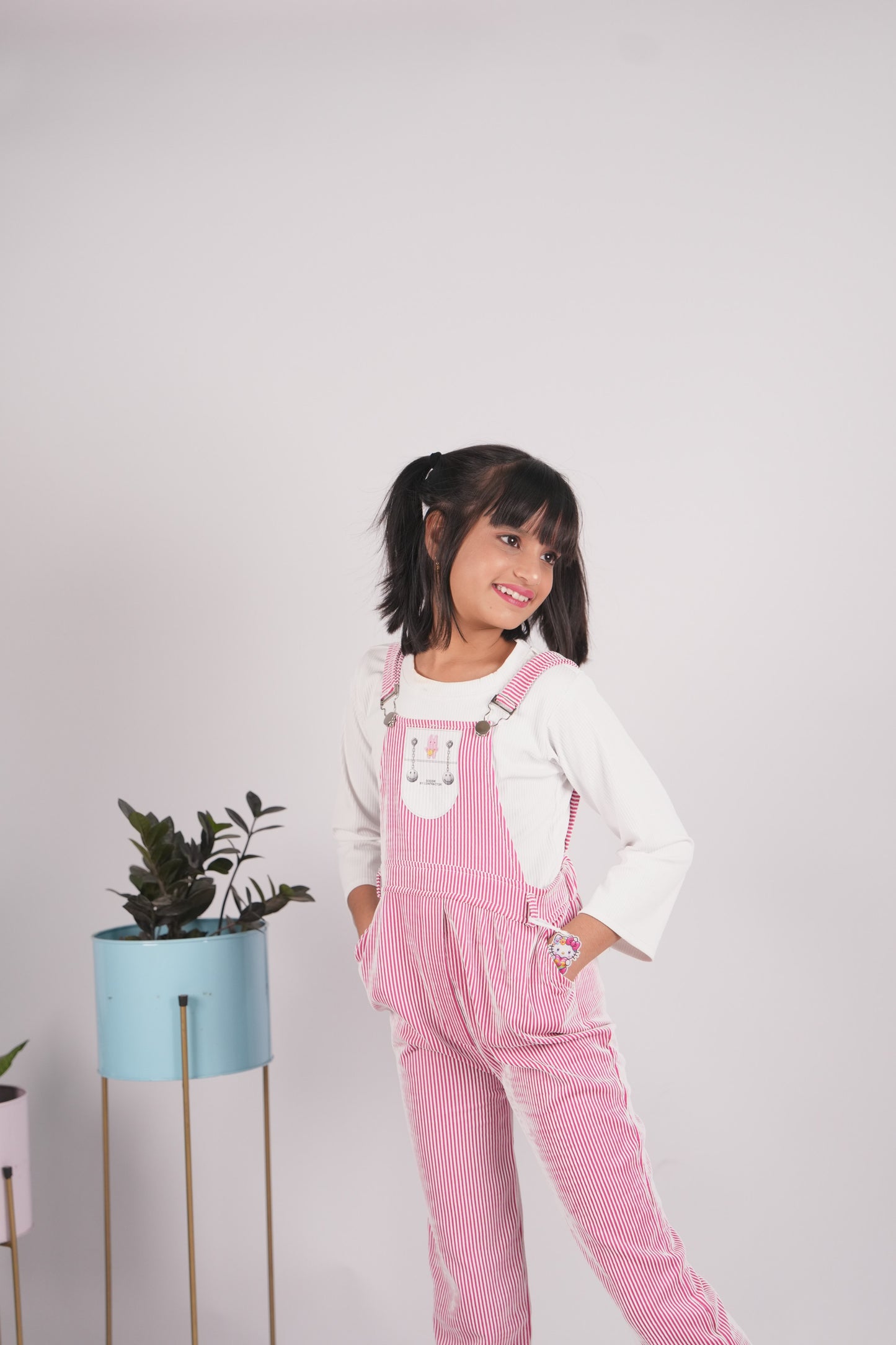 Pink jump suit for girls KW080