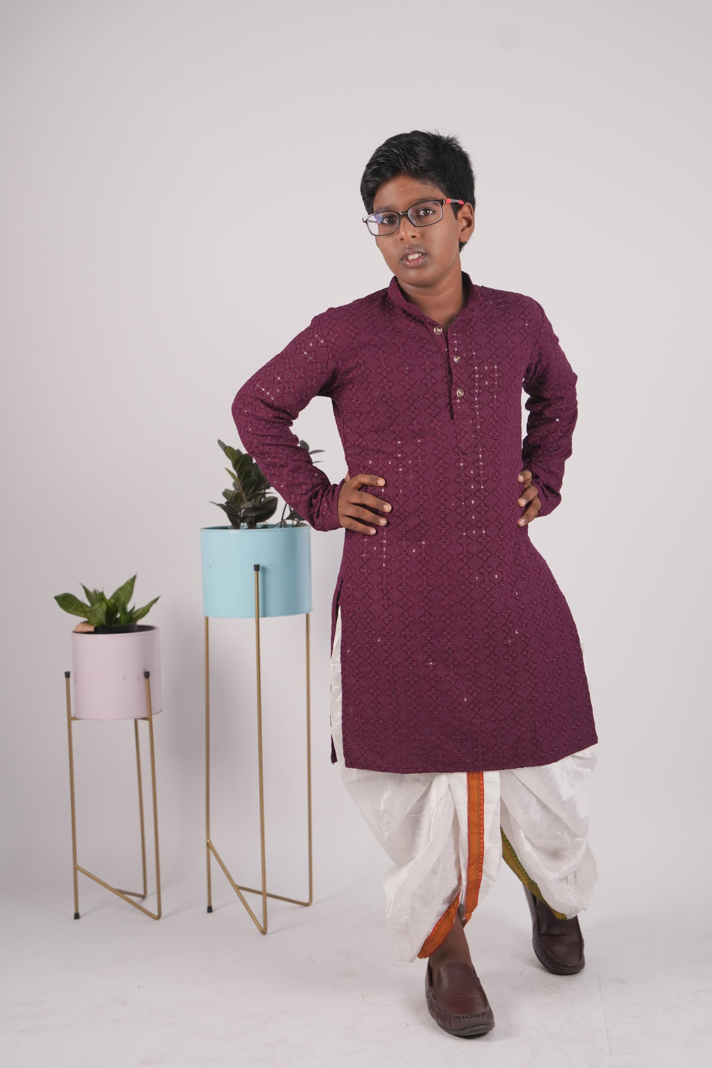 Traditional dhoti and kurta KW079